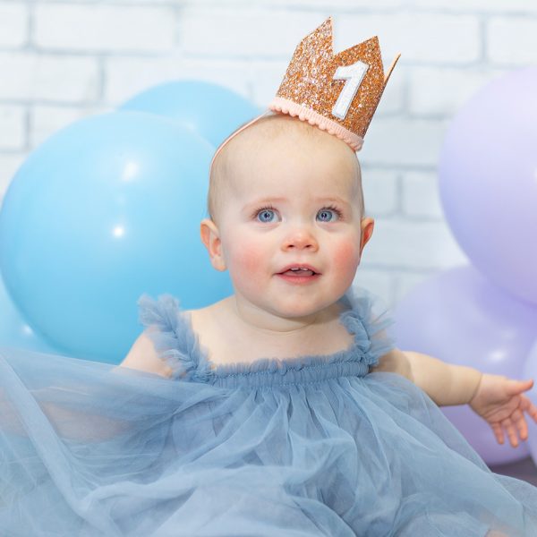 baby girl with hat